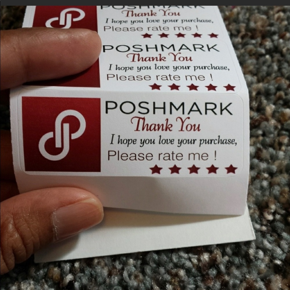Thank you labels for sellers